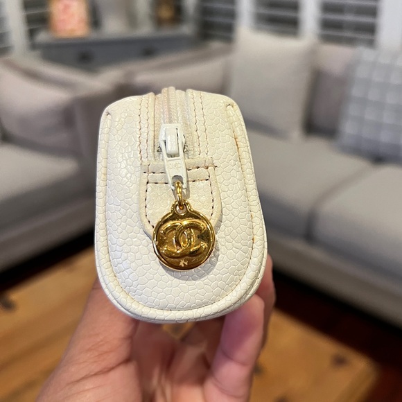 CHANEL Caviar Leather Mini Pouch/Wallet π― Authentic (Project pouch/wallet) - Picture 4 of 14